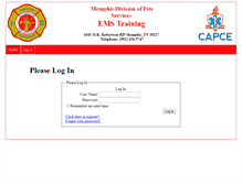 Tablet Screenshot of memphisfdemstraining.org
